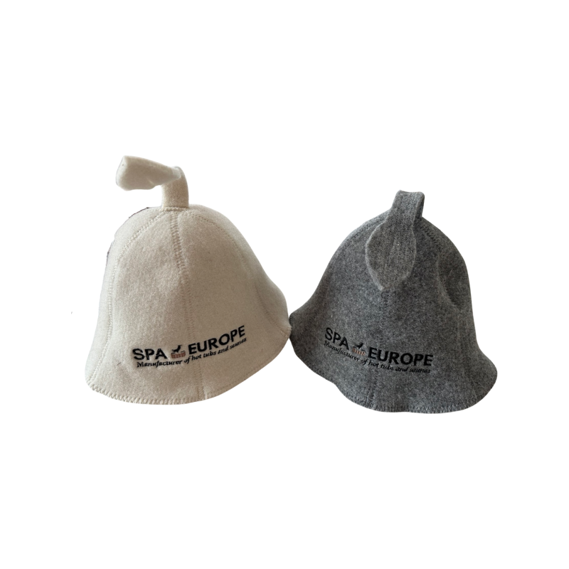 Cappello da sauna in feltro di lana