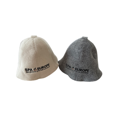 Cappello da sauna in feltro di lana