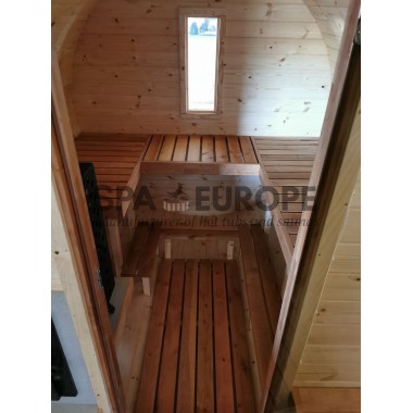 Sauna BS40 mit einer Terrasse