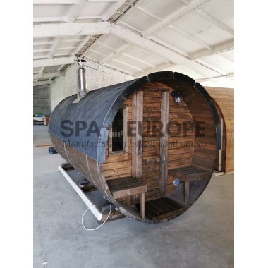 Sauna BS40 mit einer Terrasse