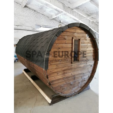 Sauna BS40 mit einer Terrasse