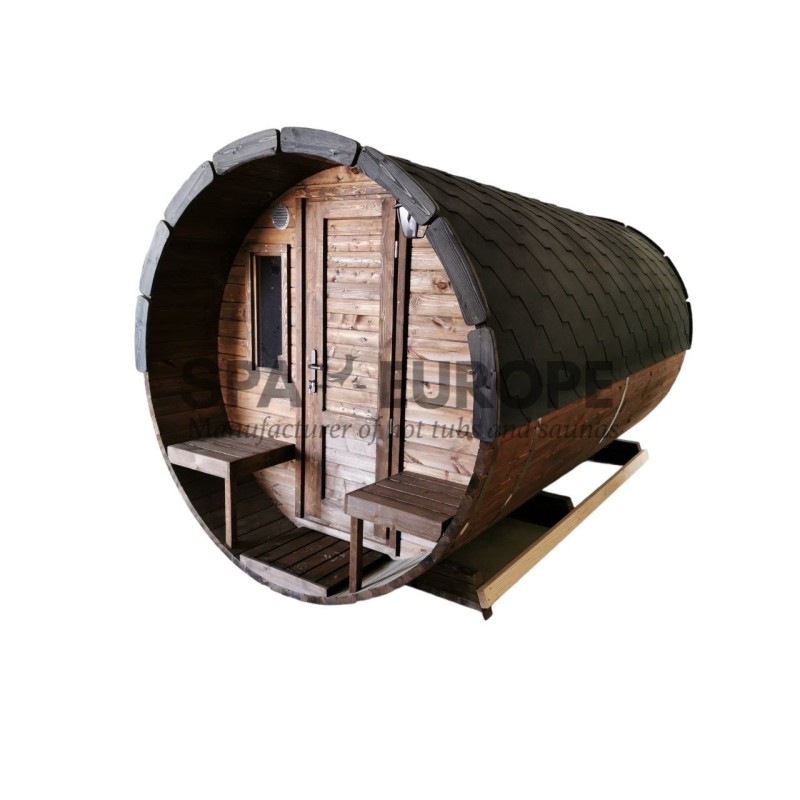 Sauna BS40 mit einer Terrasse