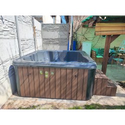 MONACO OUT - Hot tub with external stove