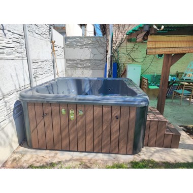 MONACO OUT - Hot tub with external stove