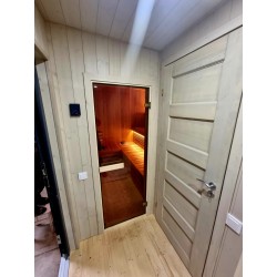 Sauna da esterno Donatello MAXI con zona relax