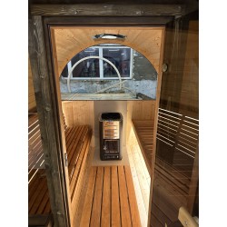 Sauna a botte con terrazza BS25T, 4-6 posti