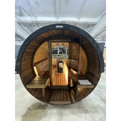 Sauna a botte con terrazza BS25T, 4-6 posti