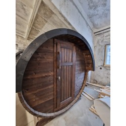 Sauna a botte da esterno BS22, 2-4 posti