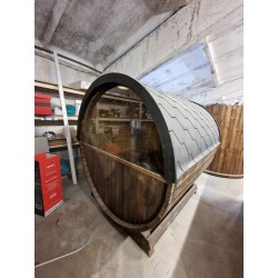 Sauna a botte da esterno BS22, 2-4 posti