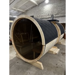 Sauna a botte con anticamera BS48, 4-6 posti