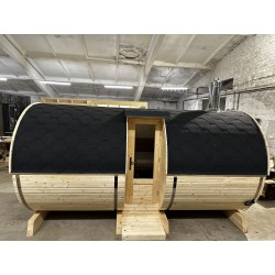 Sauna a botte con anticamera BS48, 4-6 posti