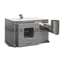 Gomito per stufa integrata, Ø 129 mm