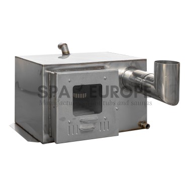 Gomito per stufa integrata, Ø 129 mm