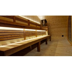 Sauna da esterno Hobi HB60 con stufa a legna