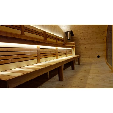 Sauna da esterno Hobi HB60 con stufa a legna