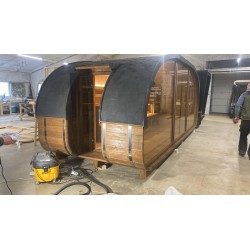 Sauna da esterno Hobi HB60 con stufa a legna