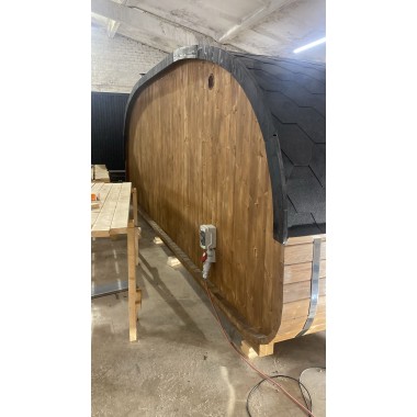 Sauna da esterno Hobi HB60 con stufa a legna