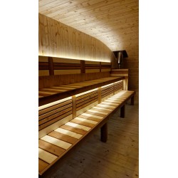 Sauna da esterno Hobi HB60 con stufa a legna