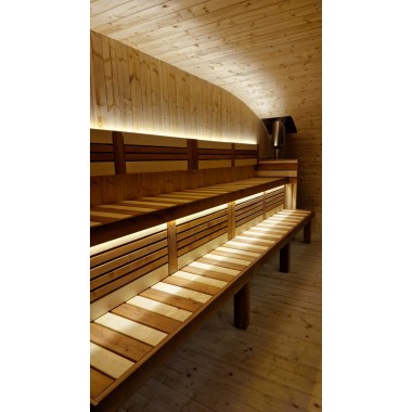 Sauna da esterno Hobi HB60 con stufa a legna