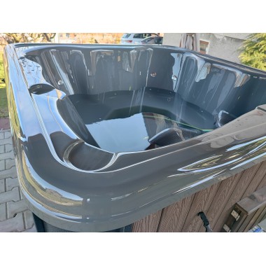 MONACO OUT - Hot tub with external stove