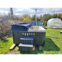 MONACO OUT - Hot tub with external stove