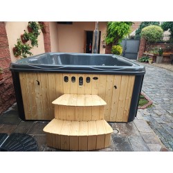 MONACO OUT - Hot tub with external stove