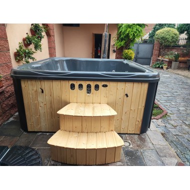 MONACO OUT - Hot tub with external stove