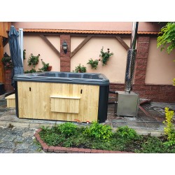 MONACO OUT - Hot tub with external stove