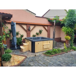 MONACO OUT - Hot tub with external stove