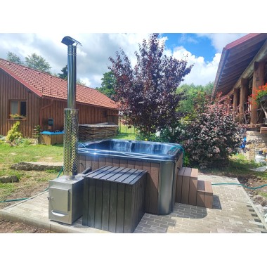 MONACO OUT - Hot tub with external stove