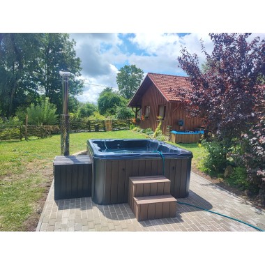 MONACO OUT - Hot tub with external stove