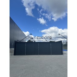 Outdoor gazebo 10x4 m