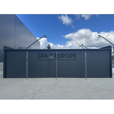 Outdoor gazebo 10x4 m