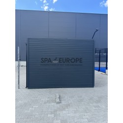 Outdoor gazebo 10x4 m