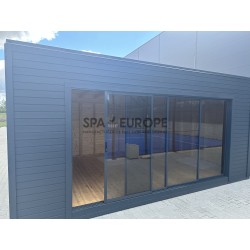 Gazebo da esterno in legno 10 x 4 m