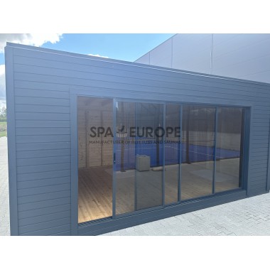 Outdoor gazebo 10x4 m