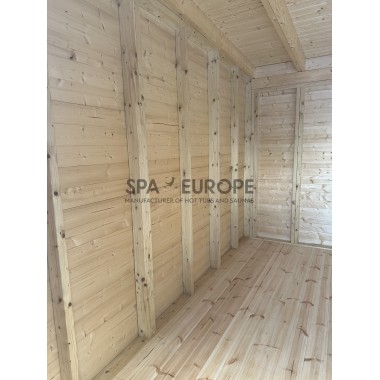 Gazebo da esterno in legno 10 x 4 m