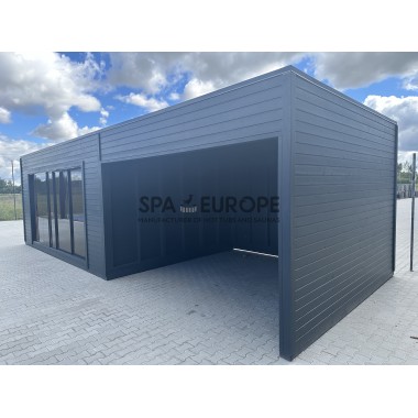 Outdoor gazebo 10x4 m