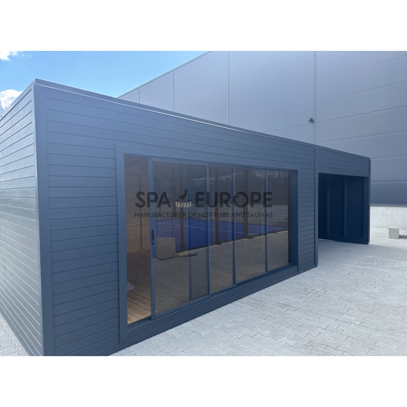 Gazebo da esterno in legno 10 x 4 m