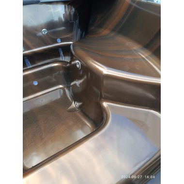 München - ACRYL Badefass Whirlpool Jacuzzi Hot Tub mit einem integrierten Ofen mit Zubehör FREI GELIEFERT