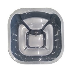 MUNICH – Tinozza acrilica con stufa integrata e accessori