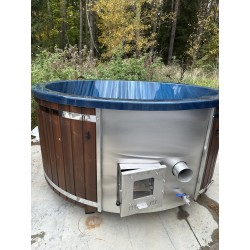 Akrilinis kubilas su integruota krosnele  - paruoštas vežimui