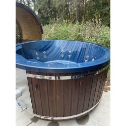 Akrilinis kubilas su integruota krosnele  - paruoštas vežimui