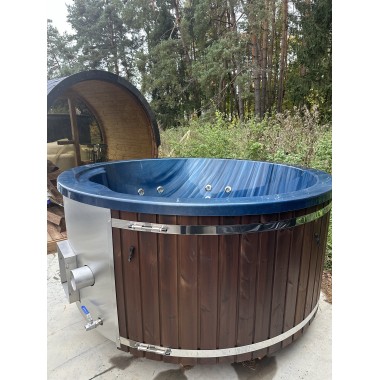 Akrilinis kubilas su integruota krosnele  - paruoštas vežimui