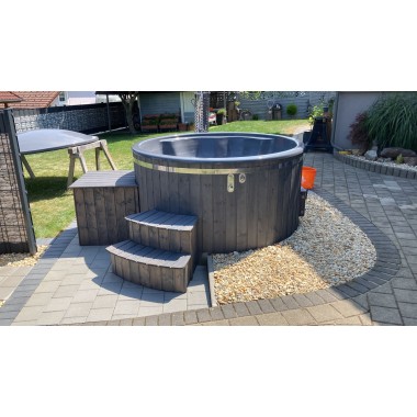 ELITE – Tinozza con stufa integrata, completa di accessori