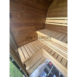 Sauna cubica da esterno CS16+R, 2-4 posti
