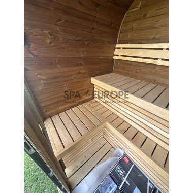 Sauna cubica da esterno CS16+R, 2-4 posti