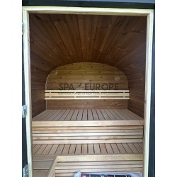 Sauna cubica da esterno CS16+R, 2-4 posti