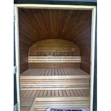 Sauna cubica da esterno CS16+R, 2-4 posti