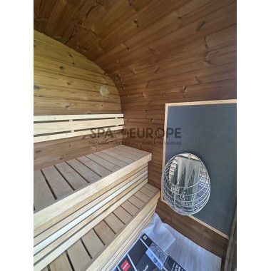 Sauna cubica da esterno CS16+R, 2-4 posti